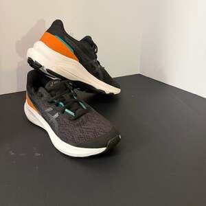 ASICS Kids GT-1000 13 Grade School Running Shoes Black/Jasper Green Size 6.5